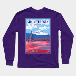 Mount Lassen California Long Sleeve T-Shirt